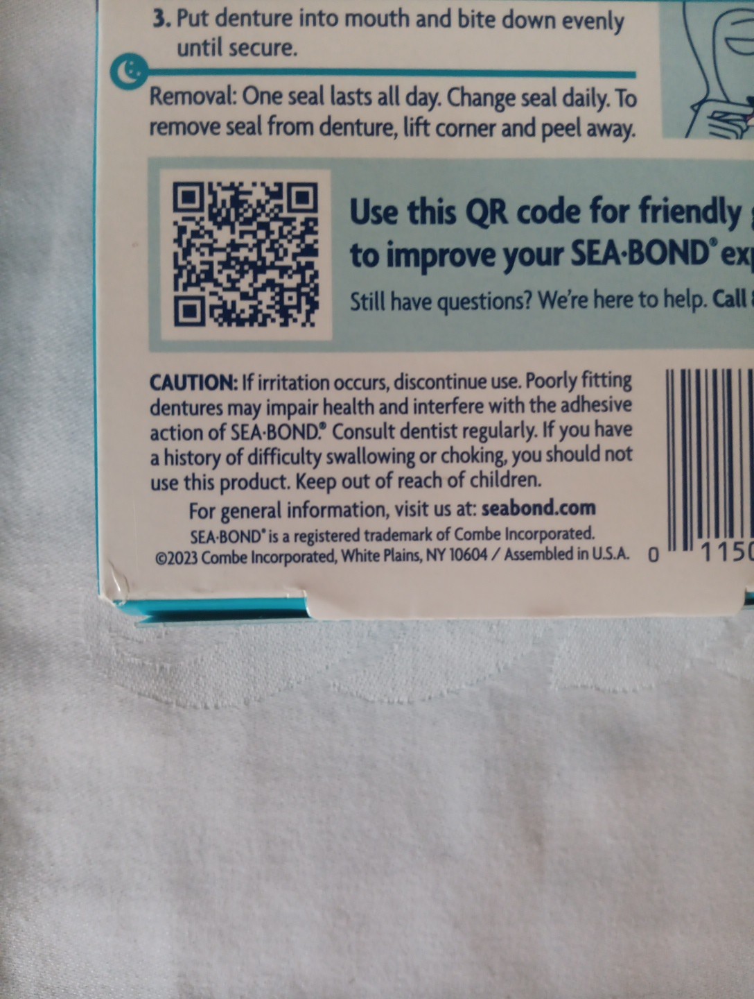 Sea-Bond Lower Adhesive Denture Seals Lot Of 3 Original 30 Ct per Box New