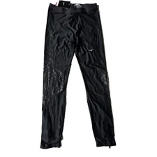 Nike Mens M Swift Running Tight Black Pull On Legging Hexagon Print NEW Dri-Fit