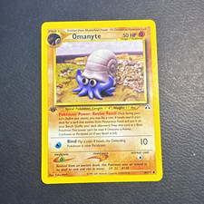 Pokémon TCG Omanyte 60/75  Neo Discovery 1st Edition Vintage LP on eBay