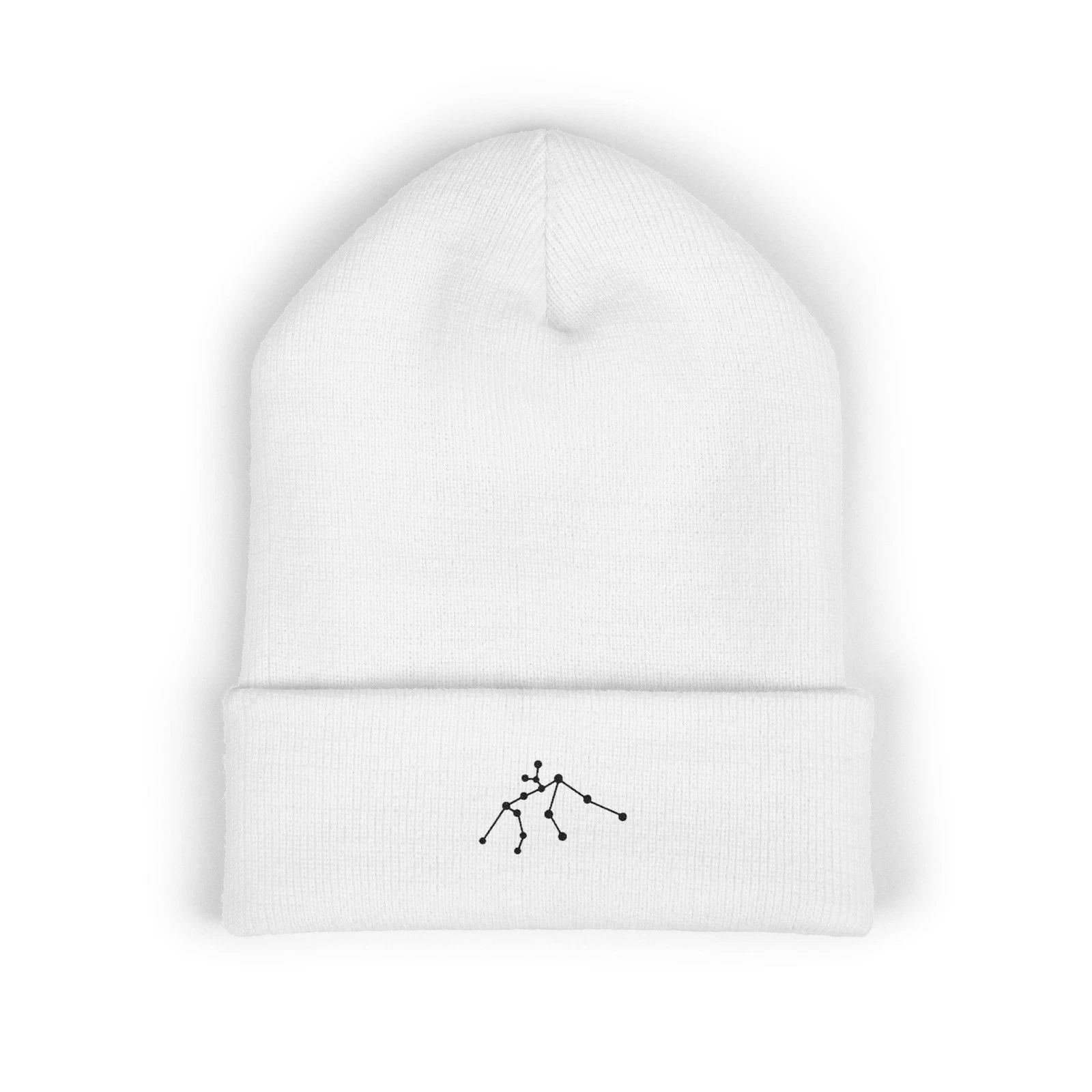 Sagittarius Zodiac Constellation Classic Cuffed Beanie (Embroidery)