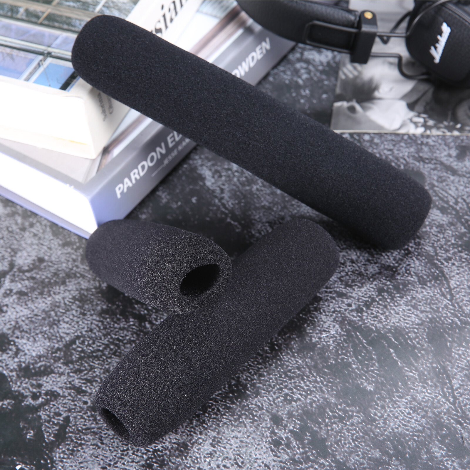 Microphone Wind Sock Windscreen Sponge Cover Headset Mic Foam Dustproof