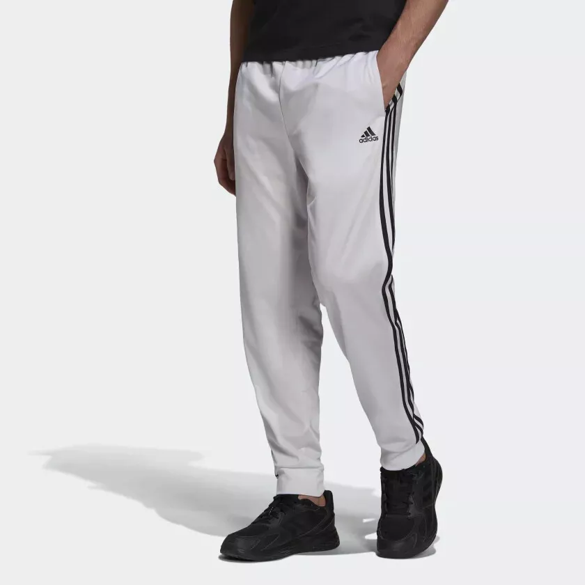 Men's Adidas AEROREADY Essentials Elastic Cuff Woven 3-Stripes Pant –  eSportingEdge