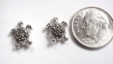 Turtles 925 Sterling Silver Stud Earrings