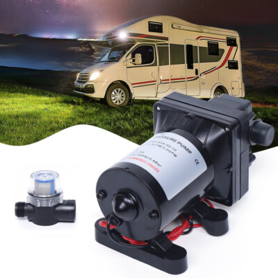 DC 12V 3 GPM Wasserpumpe Selbstansaugende Membranpumpe Druckpumpe 30 psi 96W