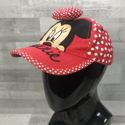 Disney Mini Maus Mütze Kleinkinder Einheitsgröße rot Herzmuster Smith&Brooks