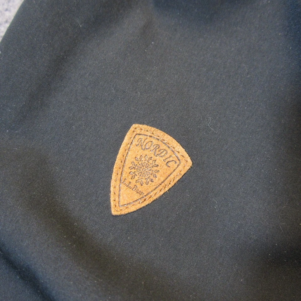 Pantalones cortavientos LL Bean para mujer medianos forrados nórdicos cintura elástica cremallera lateral Foto 3 de 4