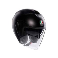CASCO MOTO JET AGV IRIDES E2206 MONO NERO OPACO TAGLIA M