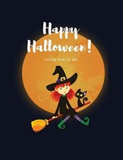 Happy Halloween: coloring book for kid halloween62 , Books 9781694645432 New-,