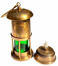 Royal Navy Oil Lamp Leeds Nautical Maritime 6" Ship Lantern Miner Lamp