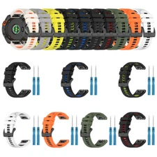Silicone Watch Band Strap for Garmin Fenix 7 /6 GPS/5 Plus/Forerunner 965 945