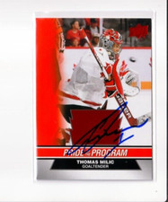 THOMAS MILIC autographed SIGNED '23 Upper Deck TEAM CANADA RED FOIL card #81