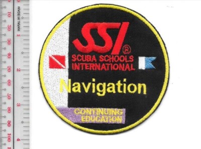 SCUBA Diving Scuba Schools International SSI Navigation Patch NO TARIFF