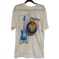 Eric Clapton Journeyman World Tour 1990 Vintage Concert T-Shirt XL