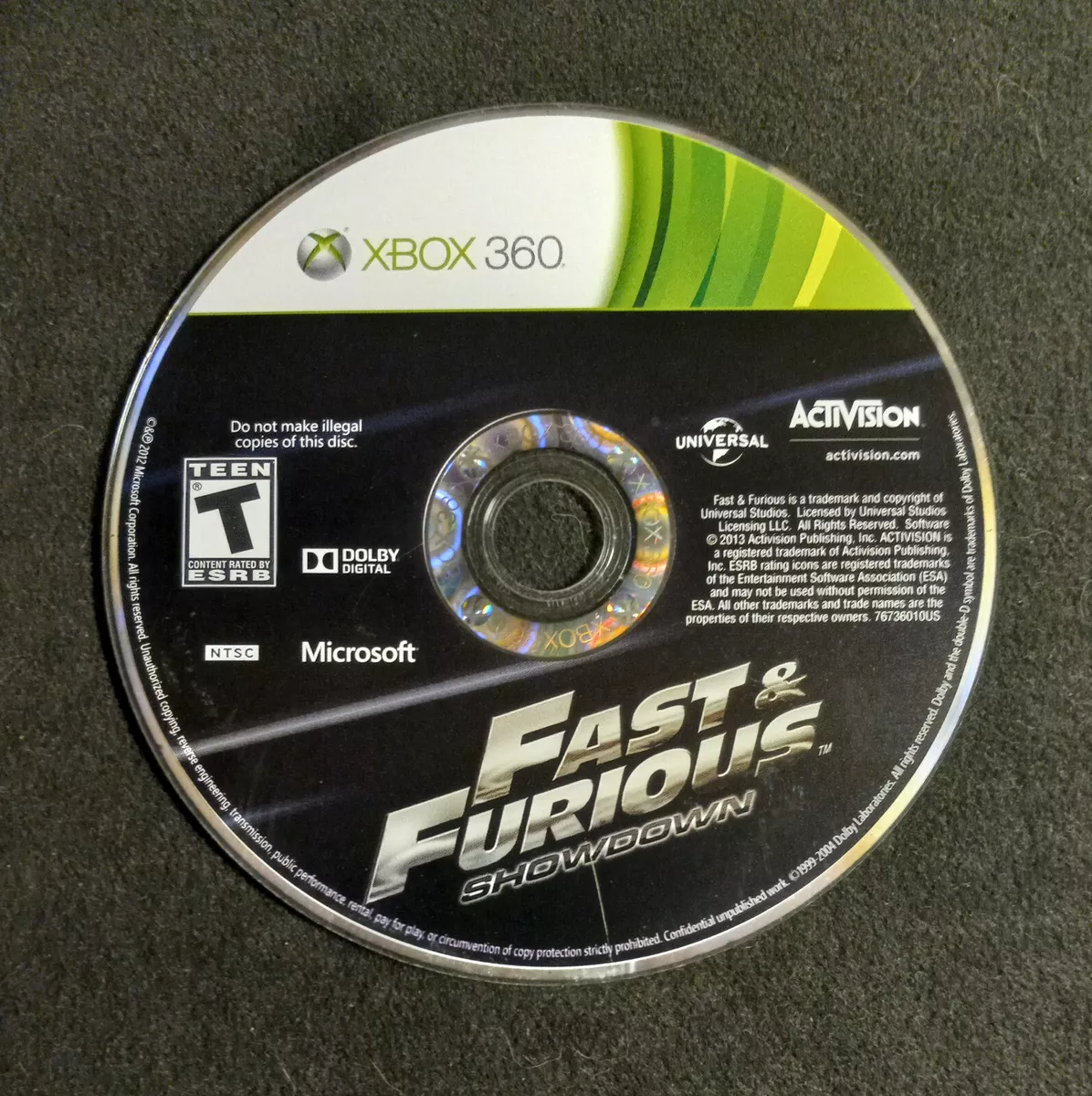 Fast & Furious: Showdown Xbox 360 Used