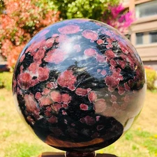 17.57LB Natural Beautiful Fireworks ball Quartz Crystal Sphere Healing 1029