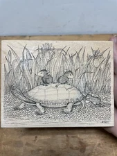 Stampa Rosa 228 Tortoise and The Mice RARE UNUSED