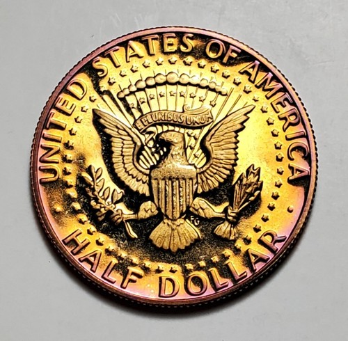 TONED 1982 S KENNEDY HALF DOLLAR PROOF UNC #C5963