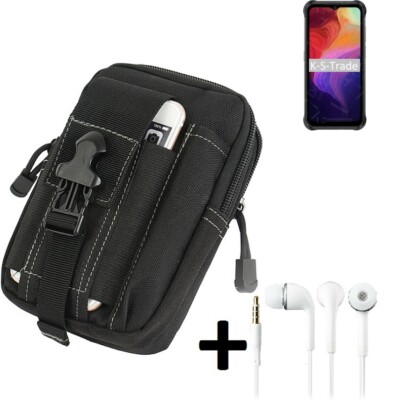 Gürteltasche für Ulefone Power Armor 14 Pro + Kopfhörer Holster Schutzhülle 