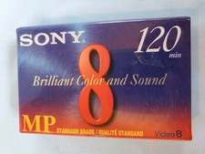 Sony MP Standard Grade Video 8 - 120 Minutes NEW SEALED