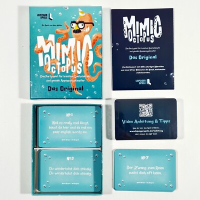  2021 Leipziger Spiele MIMIC OCTOPUS dt. Party Charade Pantomime Reden Gespräch