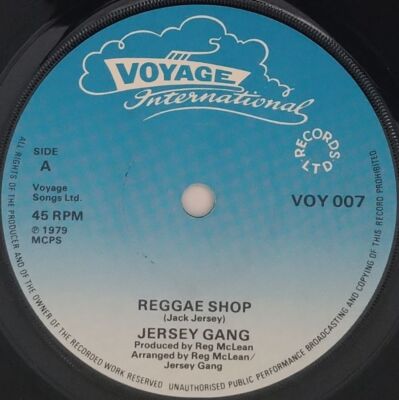 Jersey Gang / The Kushites Reggae Shop / Under Control 7'' Single (1979) VOY 007
