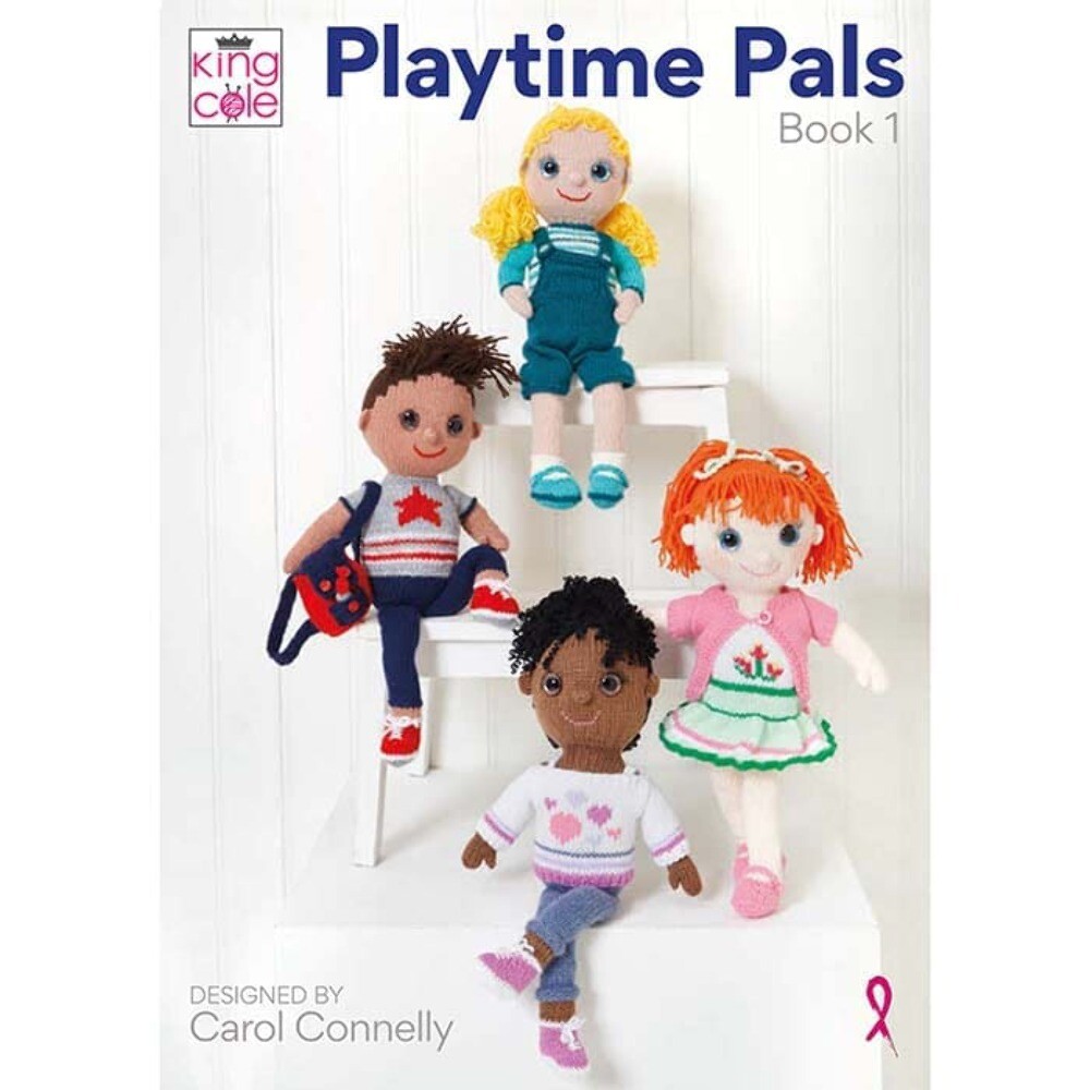Playtime Book 1 King Cole – Toy Dolls & Outfits Knitting Book by Carol Connelly - Image 5