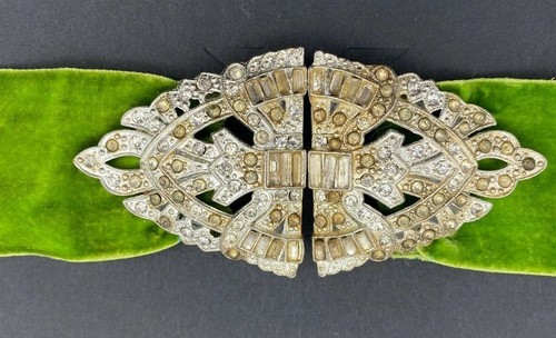Vintage Rhinestone Belt Buckle | eBay