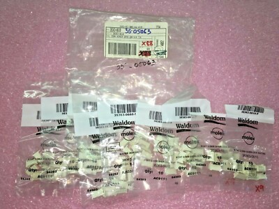 (59 PIECE LOT) 35363-0610, 0353630610, MOLEX CONN HEADER 6POS 2MM R/A TIN