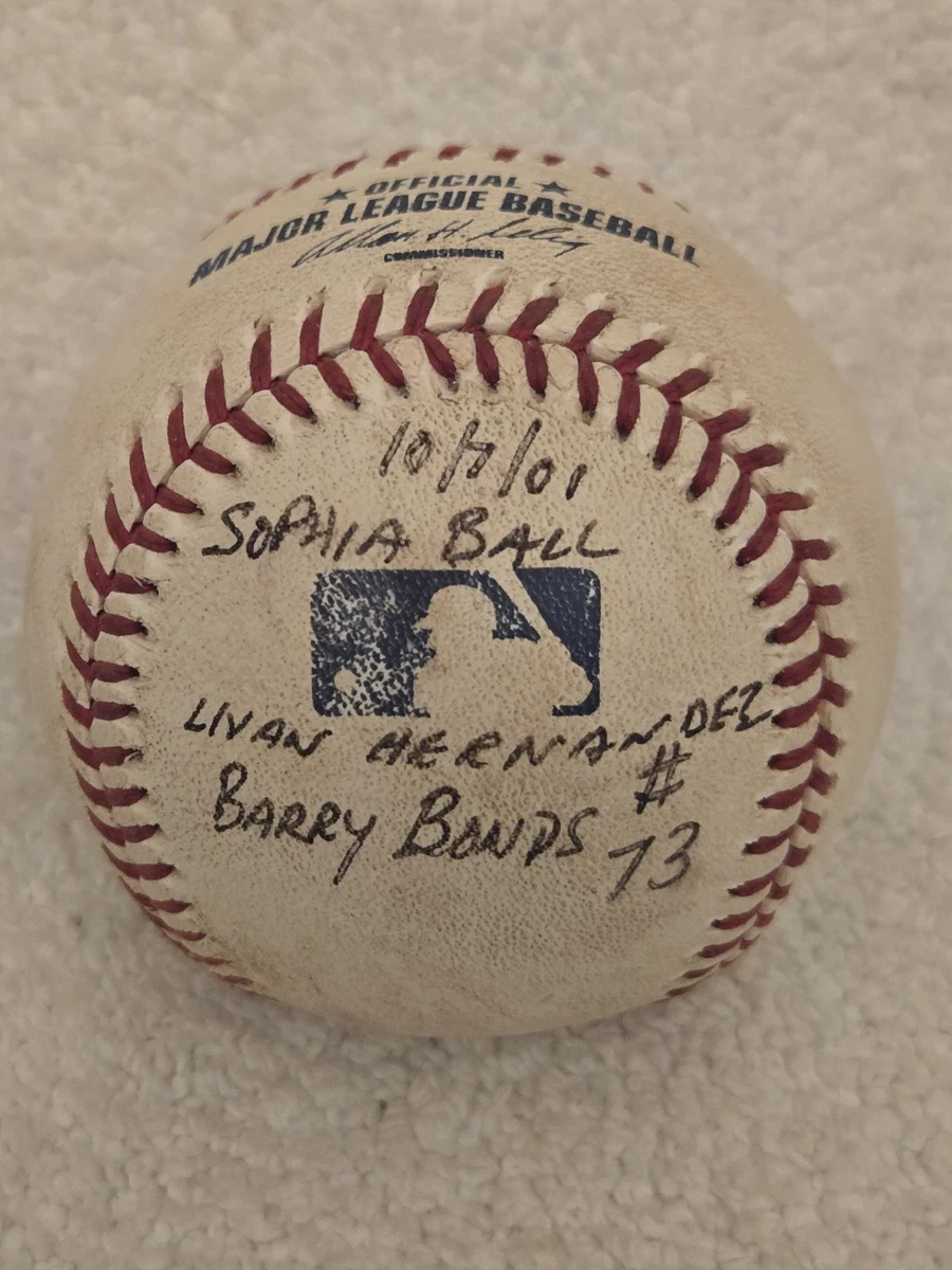 Barry Bonds Original Autographed Baseball MLB Balls for sale | eBay