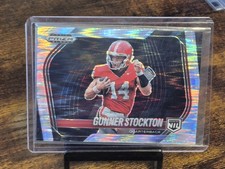 2025 Panini Prizm Black NIL Gunner Stockton Skewed Prizm /249 🔥 Georgia