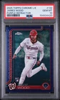 2025 TOPPS CHROME LOGOFRACTOR EDITION PURPLE REFRACTOR JAMES WOOD RC /250 PSA 10