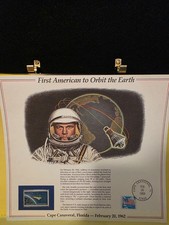 NASA John Glenn Proj. Mercury 4 ct Unc. CERTIFIED Stamp Cape Canaveral (Kennedy)