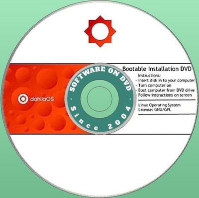 Latest New Release Dahlia OS Linux Operating System for PC on DVD