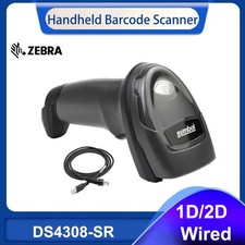 Zebra DS4308-SR00007ZZAP Corded Handheld 2D Barcode Scanner Reader w/ USB  Cable