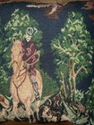 VTG  4 French jacquard tapestry throw pillows Horse Ralph Lauren Aesthetic — photo 2