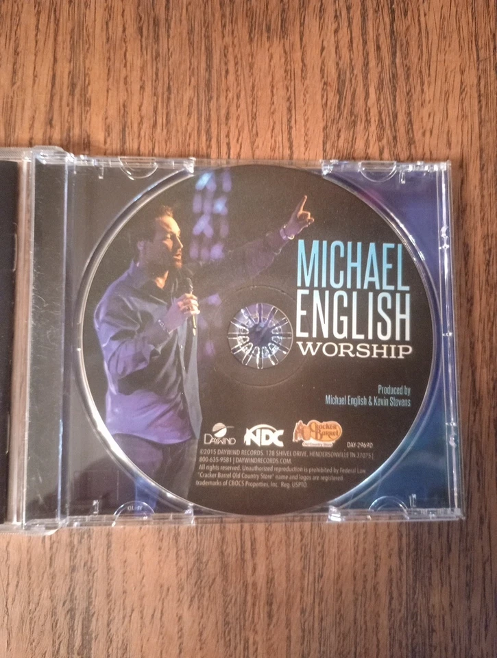 Michael English - Worship (CD 2015 Cracker Barrel) подарочное издание - Изображение 3 из 3