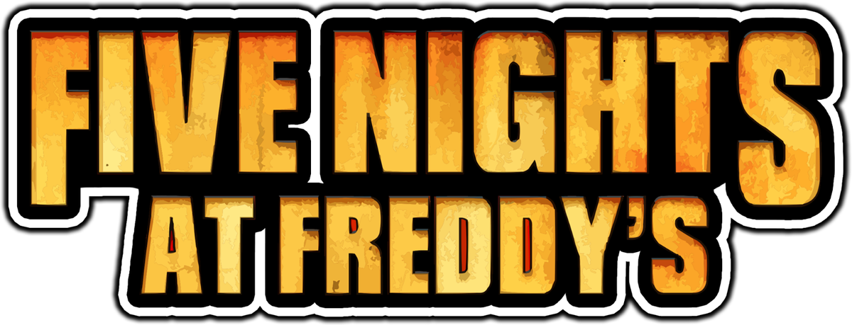 2985 FNAF Five Nights At Freddy's Logo #1 Sticker Brand Waterproof
