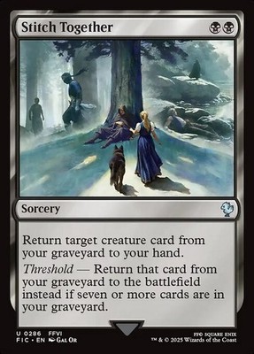 Stitch Together Commander: Final Fantasy MTG Magic the Gathering