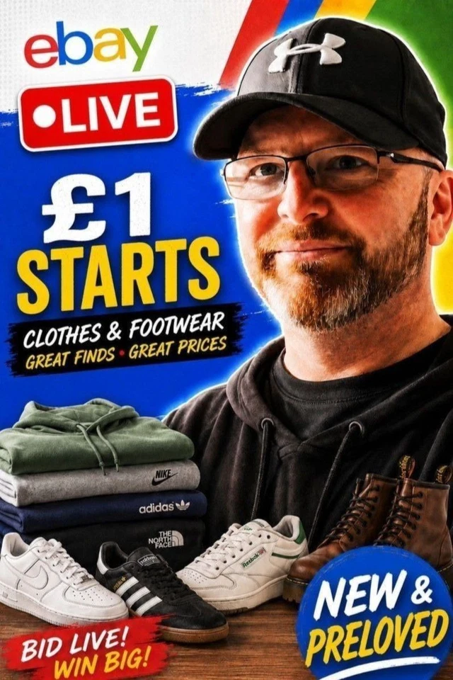 £1 Starts - Let's Go Bargain Hunting New & Preloved Men's & Women's Wear