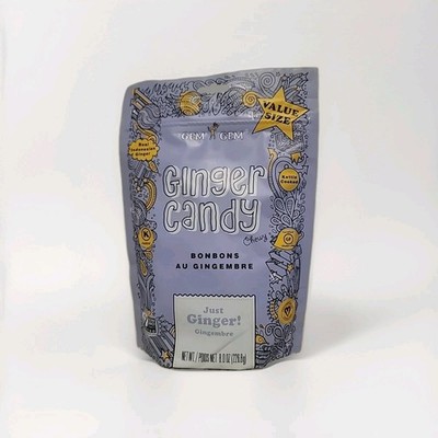 Gem Gem Ginger Chewy Candy 8.0 Vegan Gluten Free