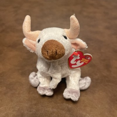 TY Beanie Baby Retired Frosty The Bull 2002 With Tags