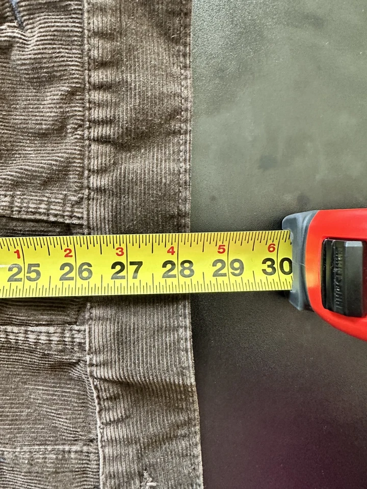 Jaqueta jeans masculina azul marinho antiga tamanho XXXL veludo marrom caminhoneiro mangas compridas - Imagem 3 de 4