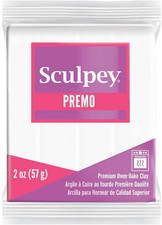 Sculpey Premo Polyclay 57Gr White (N°5001), 2Oz