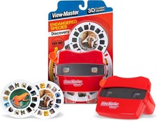 Classic View-Master - Metallic Viewfinder with 2 Reels Included - STEM, Retro