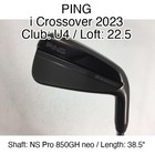 PING i Crossover 2023 U4 Hybridー 22.5 38.5" NS Pro 850GH neo Stiff Right-Handed