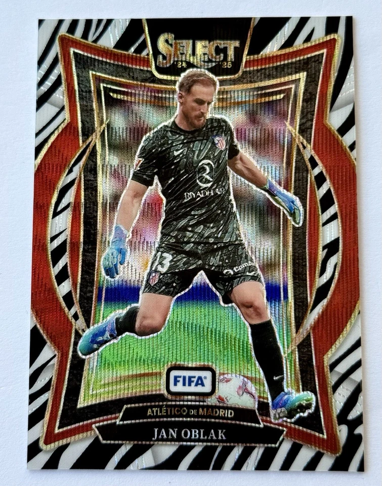 2024-25 Panini Select 🦓 Zebra Jan Oblak Atletico Madrid + Artistic Impressions - Image 3 of 4
