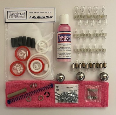 1992 Bally / Midway Black Rose Pinball Machine Maintenance Tune Up Kit
