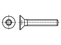 100X M3X10/BN3803 ISO14581 3061686 Schraube M3X10 0,5 Kopf: Senkkopf Torx® TX10