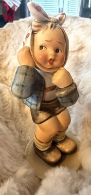 Vintage G Hummel Figurine ''Boy With Toothache'' HUM 217 TMK-4 West Germany 5''