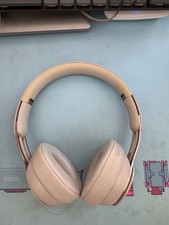 Beats by Dr. Dre Over-Ear Headphones Beige Headband Ear-Cup Over the Ear 